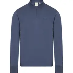 CALVIN KLEIN - Polo Azul Manga Larga Con Cremallera