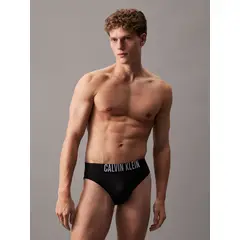 CALVIN KLEIN - Traje negro de baño slip - Intense Power