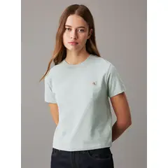 CALVIN KLEIN - Camiseta multicolor con monograma e insignia