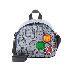 TOTTO - Lonchera con Aislamiento Térmico Super Avengers Gris