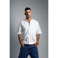 UNCOLOR - Camisa Tipo Cargo De Boton