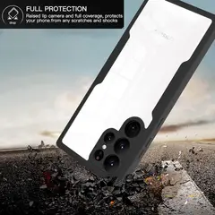 GENERICO - Estuche Protector Funda 2 En 1 Full 360 Para Samsung S25 Ultra Negro