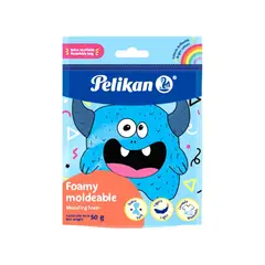PELIKAN - Kit x 2 Foamy Moldeable Azul Claro x 50Gr