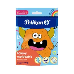 PELIKAN - Kit x 2 Foamy Moldeable Naranja x 50Gr
