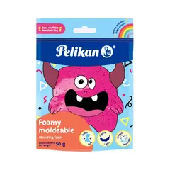 PELIKAN - Kit x 2 Foamy Moldeable Fucsia x 50Gr