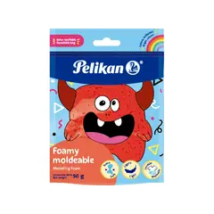 PELIKAN - Kit x 2 Foamy Moldeable Roja x 50Gr
