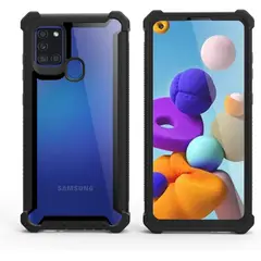GENERICO - Estuche Forro Protector Reforzado 2 en 1 Protector Para Samsung A21s