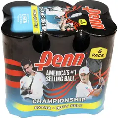 PENN - Bolas de Tennis 6 Paquetes / 18 Unidades