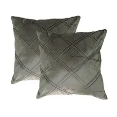 GENERICO - Protector Forro Para Cojin Decorativo Terciopelo Fundas almohada 45X45