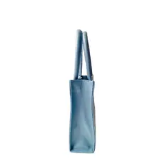 DALIUS - Box bag Bolso mediano azul cloud en cuero
