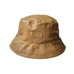 DALIUS - Bucket hat sombrero pescador café honney en cuero