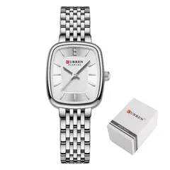 CURREN - Reloj Femenino Elegante Acero Inoxidable Moderno Moda Curren_.