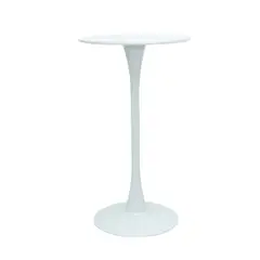 GENERICO - MESA COCTELERA REDONDA TULIP 60cm2 Color Blanco