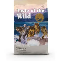TASTE OF THE WILD - Dogs Wetlands Adulto Pato Codorniz 28lb
