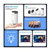 GENERICO - Video Beam Proyector HD Wi Fi Usb Bluetooth Cine en Casa