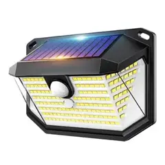 GENERICO - Lampara Solar Led Exterior Pared Sensor Movimiento