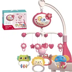 GENERICO - MOVIL MUSICAL PROYECTOR LUZ CONTROL REMOTO CUNA BEBES