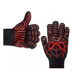 GENERICO - Utensilios guantes resistentes al calor para barbacoa cocinar hornear