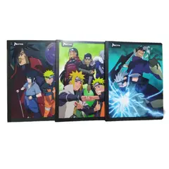 NORMA - Pack X3 Cuaderno Cosido Rayado Naruto 50H