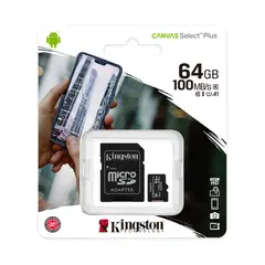 KINGSTON - MEMORIA MICRO SD 64GB CANVAS