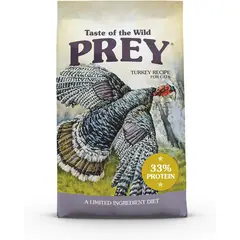TASTE OF THE WILD - Prey Turkey Feline Cats 15lb