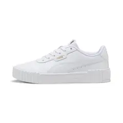 PUMA - Tenis Zapatillas Marca Carina 30 Original Blanco Mujer