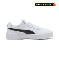 PUMA - Tenis Zapatillas Carina 30 Marca Original Blanco Mujer