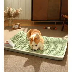 GENERICO - Cama ortopédica para mascotas Verde