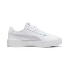 PUMA - Tenis Zapatillas Marca Carina 30 Original Blanco Mujer