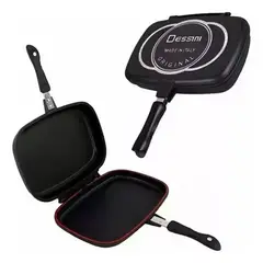DESSINI - SARTEN 32CM DOBLE PARRILLA