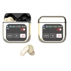 INNOVA - Audifonos Bluetooth 5ta Generacion Gold Edicion Cancelación Ruido