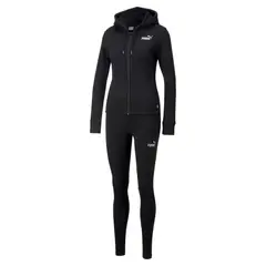 PUMA - Conjunto Negro Mujer Metallic Sweat Suit.