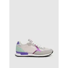 PEPE JEANS - Tenis Brit Print W Gris Para Mujer