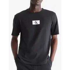 CALVIN KLEIN - Camiseta negra de pijama - CK96