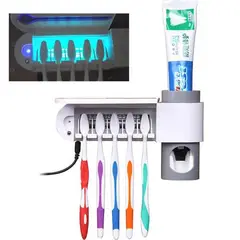 SKY - Dispensador crema dental soporte esterilizador de cepillos