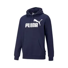 PUMA - Buzo Azul Mujer Ess Big Logo Hoodie.