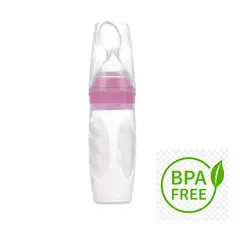 MUNDO BEBE - Tetero cuchara silicona biberón frutas Para Bebe