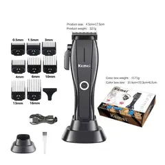 KEMEI - Recortadora De Cabello Original E Inalambrica KM-2286