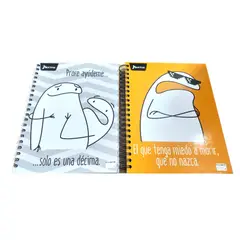 NORMA - Cuaderno Argollado Cuadriculado Memes 80H