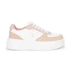 OCEAN PACIFIC - Tenis Op Selene Para Mujer Color Blanco y Rosado