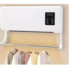 GENERICO - Secador De Ropa Electrico Tendedero Pared Aire Caliente Frio