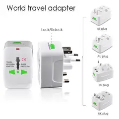 GENERICO - Adaptador Carga Multitoma Viaje Usa Australia Europa Asia 1a