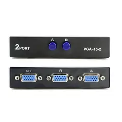 GENERICO - Switch Vga 2 Entrada 1 Salida Conectar 2 Pc A 1 Monitor