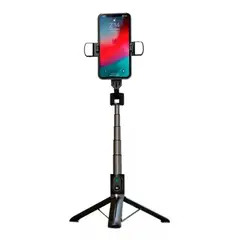 IGOMA - Palo Selfie Con Trípode control Bluetooth Luz Led Mp-21