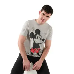 TOTTO - Camiseta Mickey Iconic Adulto Gris