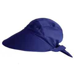 VELBROS - Gorra Visera Jardin Cachucha Ala Ancha Mujer Dama Pava - Azul marino