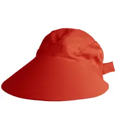 VELBROS - Gorra Visera Jardin Cachucha Ala Ancha Mujer Dama Pava - Rojo