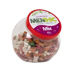 AM MASCOTAS - MENTHIC Dental Treats Snack Bombonera Mix 1000 gr