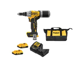 DEWALT - Remachadora Inalámbrica De 14 20v Bl Dcf414d2-b3