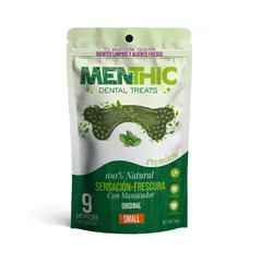 AM MASCOTAS - MENTHIC Dental Treats Snack Premium S x 9 und